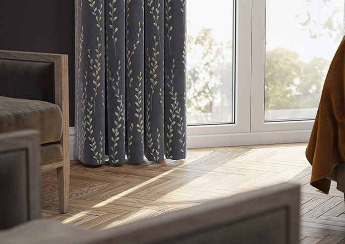 Willow Field, Onyx - Made to Measure Curtains - Image 5